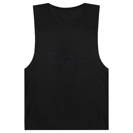 Sunset Over Ocean Abstract Design Barnard Tanks
