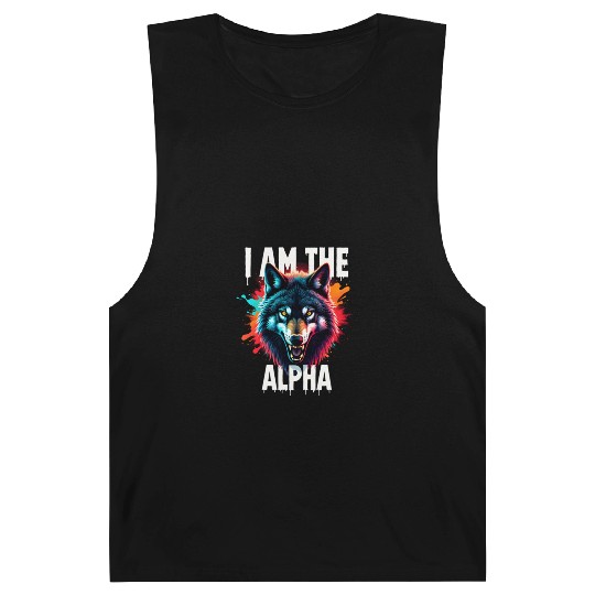 I Am The Alpha Wolf Barnard Tanks