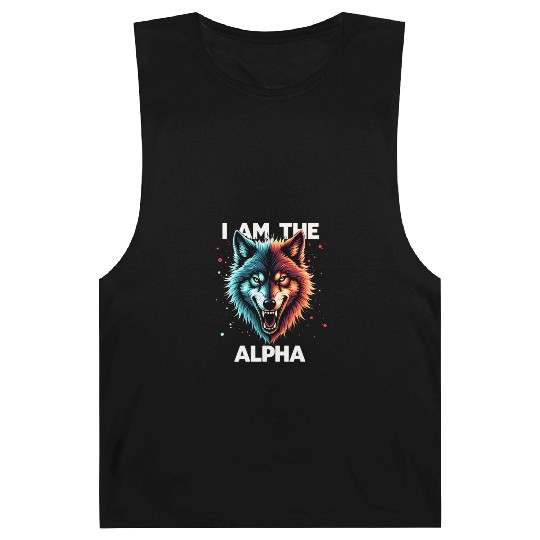 I Am The Alpha Wolf Barnard Tanks