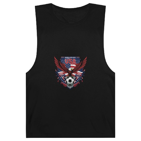 USA Soccer World Cup 2026 Eagle Patriotic Apparel Barnard Tanks