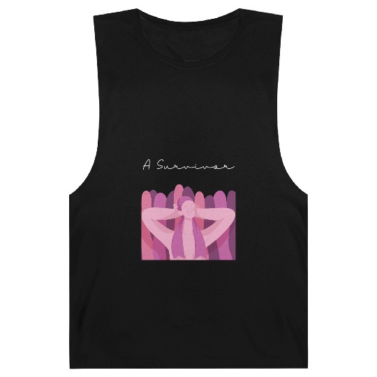 Serene Summer Girl Illustration Barnard Tanks