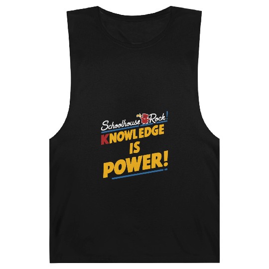 Schoolhouse Rock Knowledge is Power Back to School Barnard Tanks