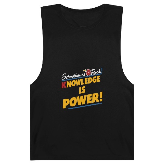 Schoolhouse Rock Knowledge is Power Back to School Barnard Tanks