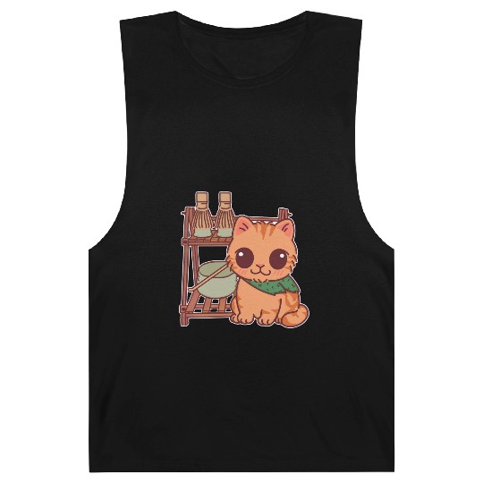 Kawaii Cat at Matcha Station Barnard Tanks