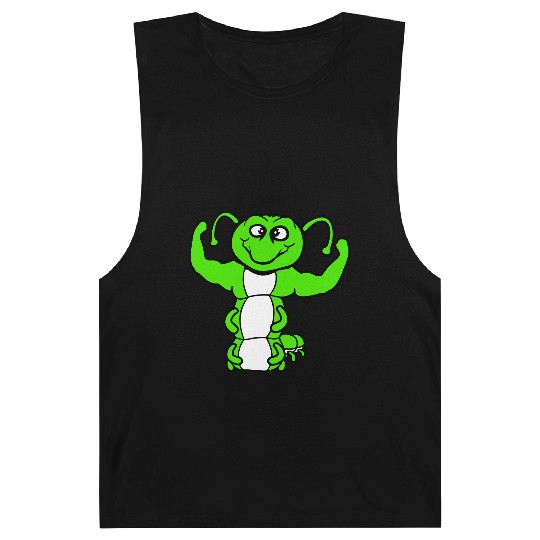Caterpillar bodybuilder strong muscle training gym Barnard Tanks