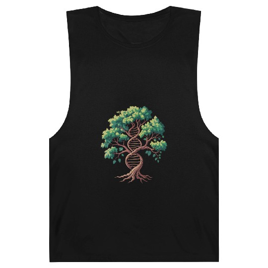 Tree of Life with DNA Spiral Barnard Tanks