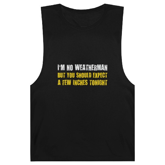 Weatherman Quote with Bold Typography Barnard Tanks