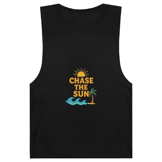 Beach Sunrise Motivational Design Barnard Tanks