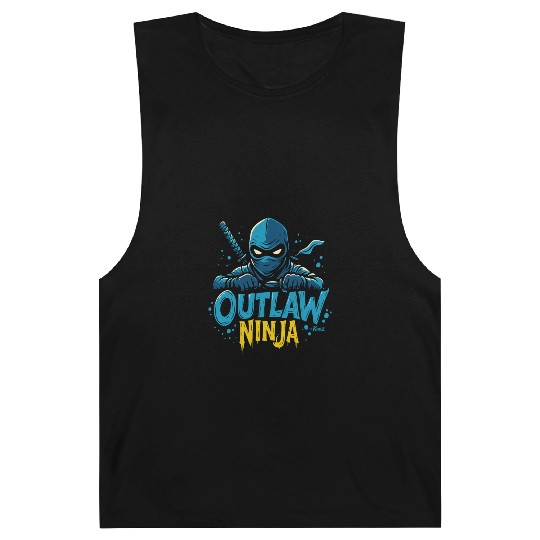 Outlaw Ninja Cartoon Design Barnard Tanks