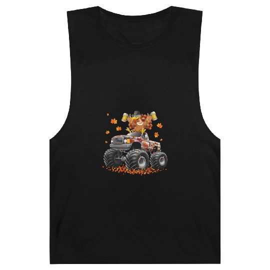 Thanksgiving Beer Turkey Riding Monster Truck  Barnard Tanks