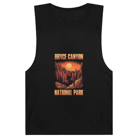 Bryce Canyon National Park Sunset Illustration Barnard Tanks