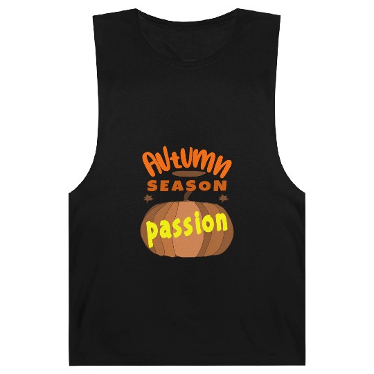 Autumn Passion Pumpkin Design Barnard Tanks