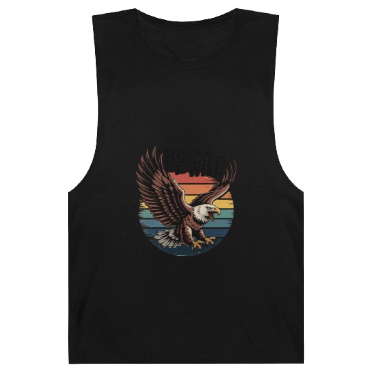 Born to Be Wild Eagle Illustration Barnard Tanks