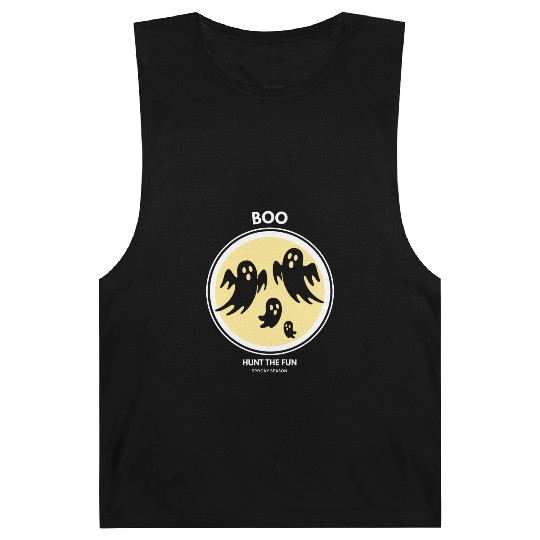 Boo Ghost Halloween Spooky Season Barnard Tanks