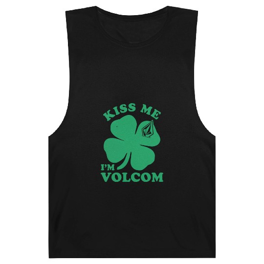 Lucky Four-Leaf Clover with Geometric Gem Barnard Tanks