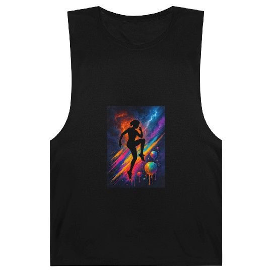 Celestial Storm Dance Silhouette Barnard Tanks