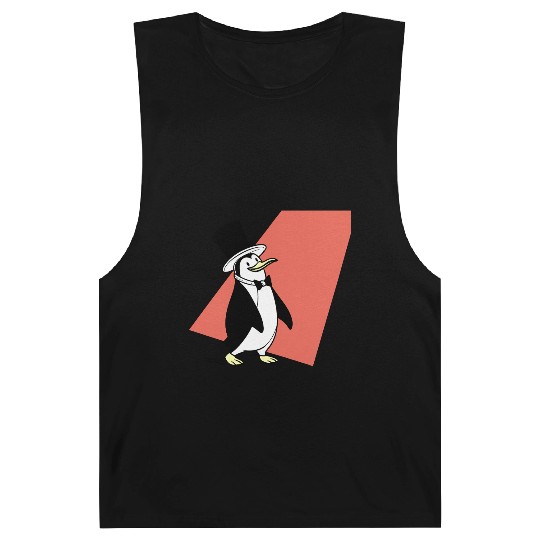 Dapper Penguin in Top Hat and Bowtie Illustration Barnard Tanks