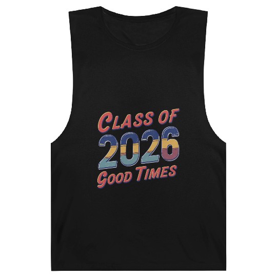 Class of 2026 Good Times Vintage Style Senior Barnard Tanks