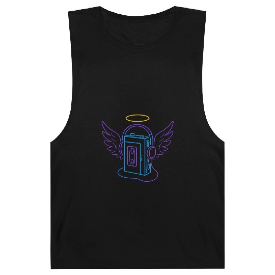 Celestial Audio Girl with Angel Wings Barnard Tanks