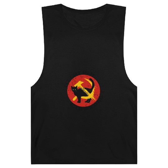 My Cat Is A Communist For Cat Lovers Barnard Tanks