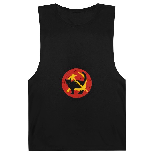My Cat Is A Communist For Cat Lovers Barnard Tanks