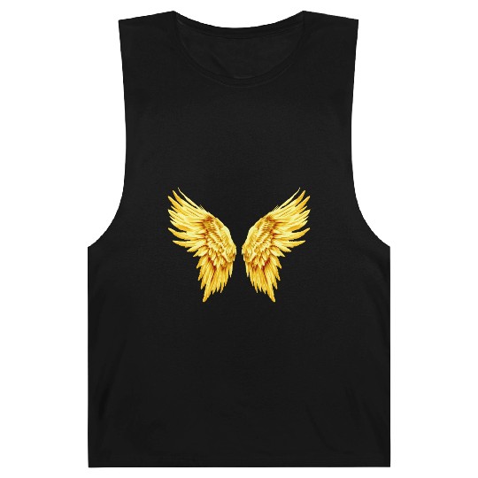 Golden Angel Wings  Barnard Tanks