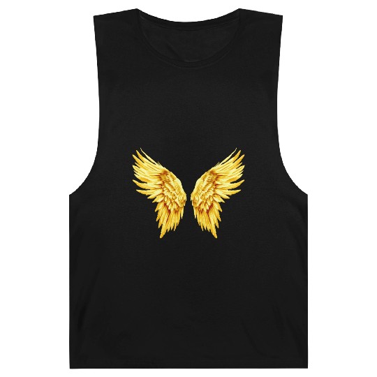 Golden Angel Wings  Barnard Tanks