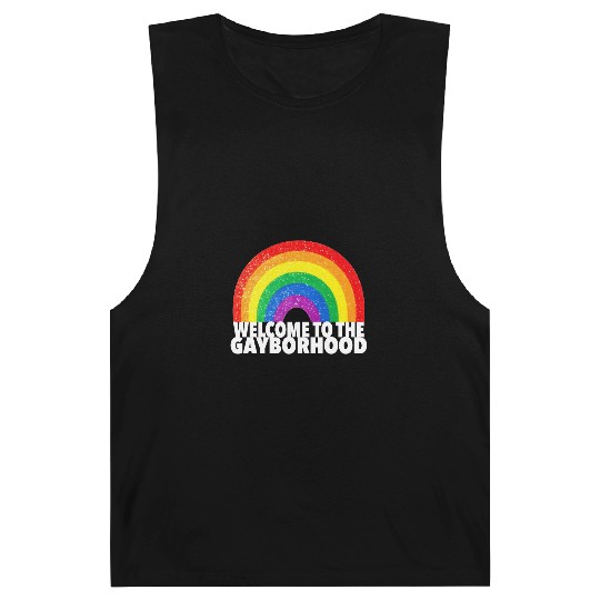 GAYBORHOOD Gay Pride Parade colorful rainbow LGBTQ Barnard Tanks