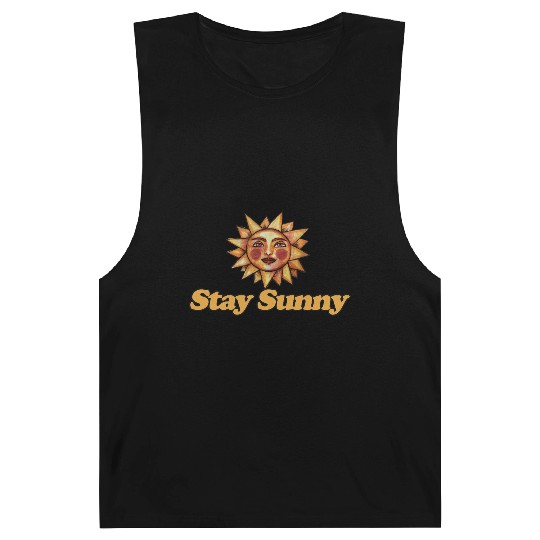 Sun and Smiley Face Motivational Design Barnard Tanks
