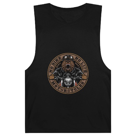 Roaring Bear Motorcycle Bike Life Barnard Tanks
