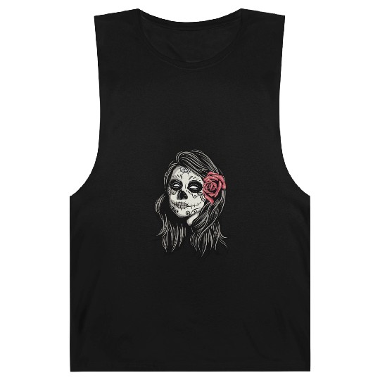 Santa Muerte Holy Woman Barnard Tanks