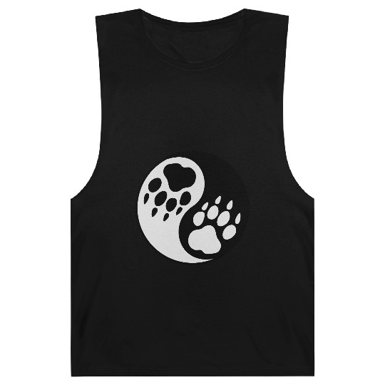 wolf paw ying yang Barnard Tanks