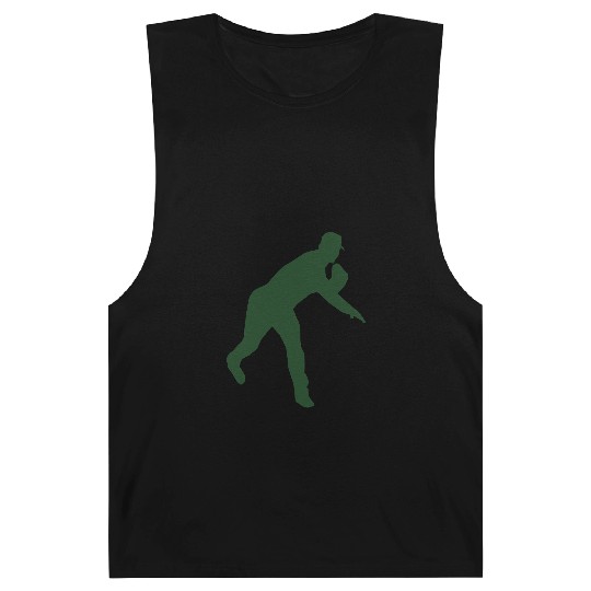 Baseball pitcher throwing a pitch Barnard Tanks