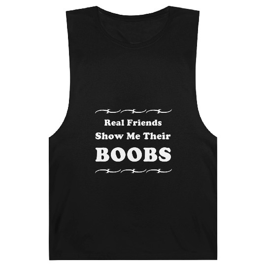 Real Friends Show Me Their BOOBS Barnard Tanks