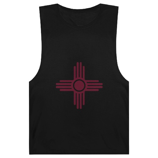 Zia Sun, Zia Pueblo, New Mexico, Sun Symbol, SVG, Barnard Tanks