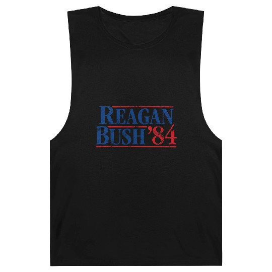 Distressed Reagan - Bush ’84 Barnard Tanks