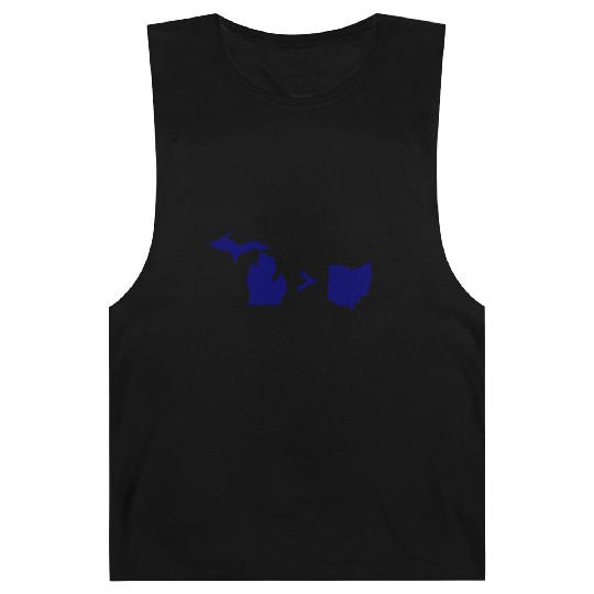 Funny Michigan Greater Than Ohio Barnard Tanks
