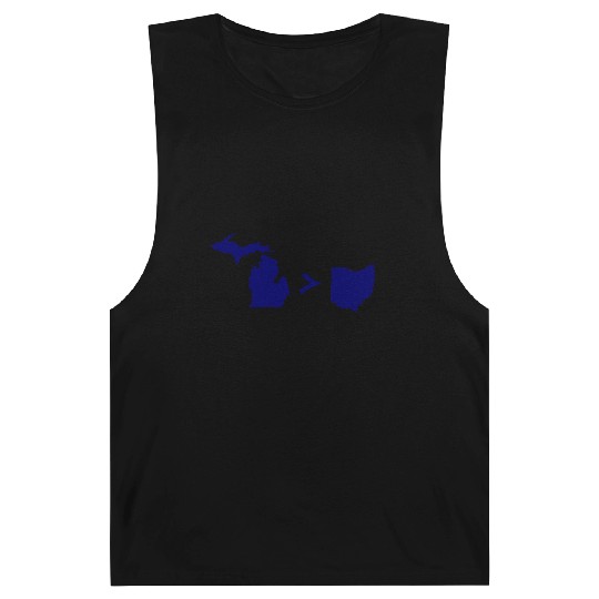 Funny Michigan Greater Than Ohio Barnard Tanks
