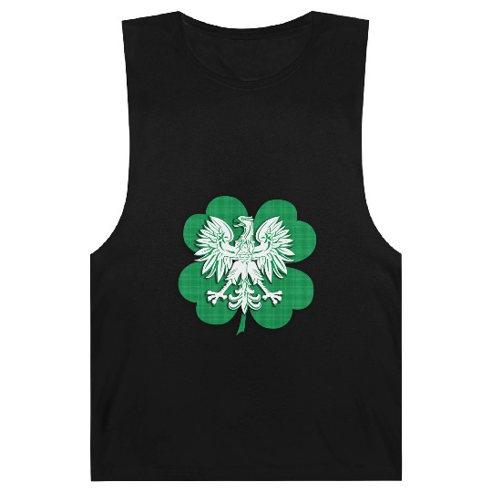 Irish Polish Heritage Eagle Shamrock Barnard Tanks