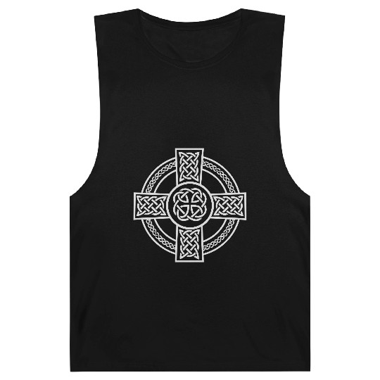 Celtic Cross Ireland Intricate Knotwork Design Barnard Tanks