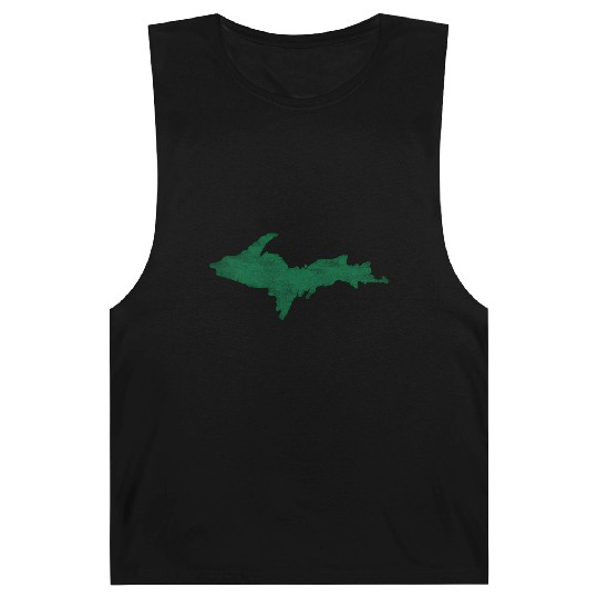 Distressed Vintage Upper Peninsula U.P. Barnard Tanks Barnard Tanks