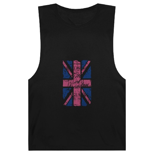 Union Jack - London - Vintage Look Barnard Tanks
