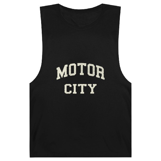 Classic Motor City Detroit Varsity Barnard Tanks