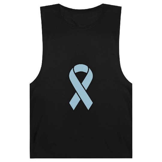 Light Blue Prostate Cancer Ribbon Barnard Tanks
