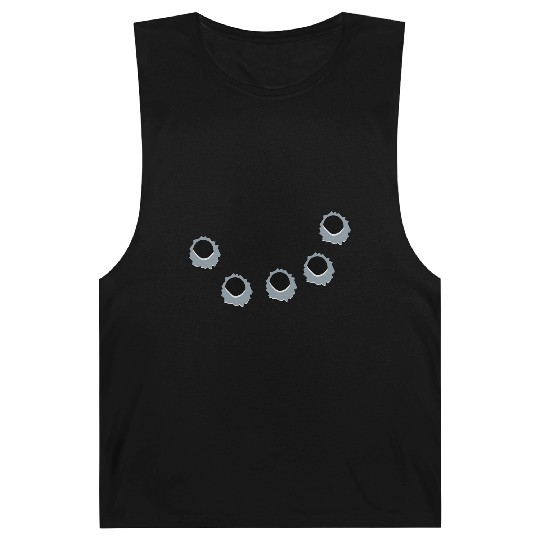 Holes of gun shots Barnard Tanks