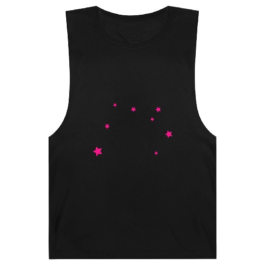 Stars, Pink, Bling Bling Barnard Tanks
