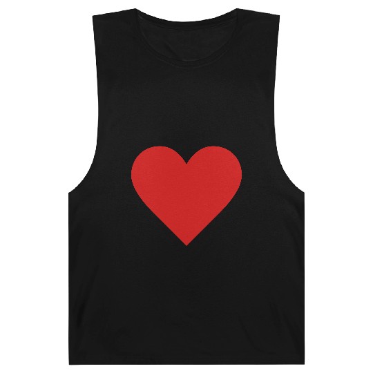 Heart of Hearts Red Love Barnard Tanks