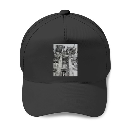 Bobs Burgers in Ruins Baseball Caps