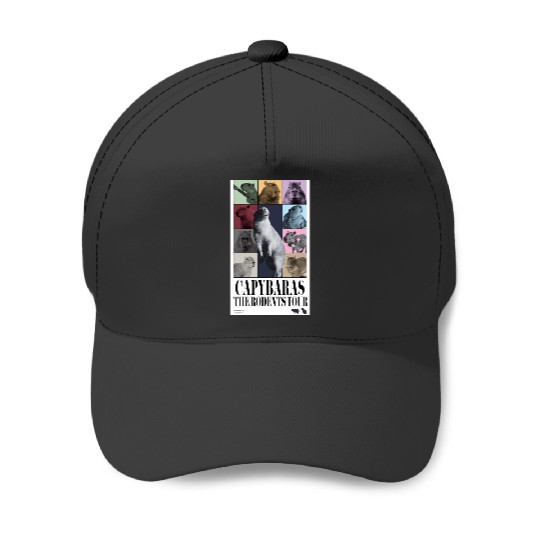 Capybara TaylorSwift Eras Tour Baseball Caps