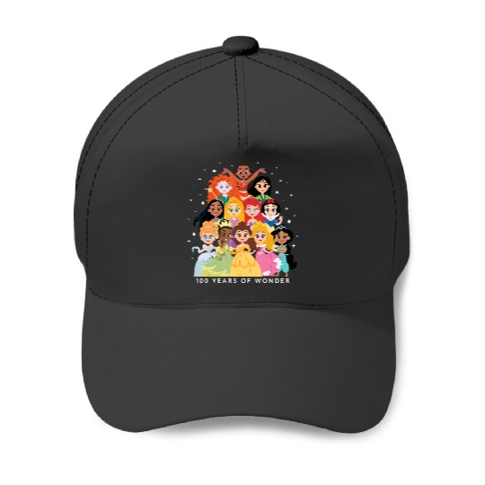 disney princess - 100 years of wonder princesses Baseball Caps